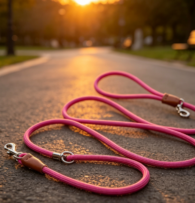 Lightweight Round-Rope Leash For Small Dogs - Image 2