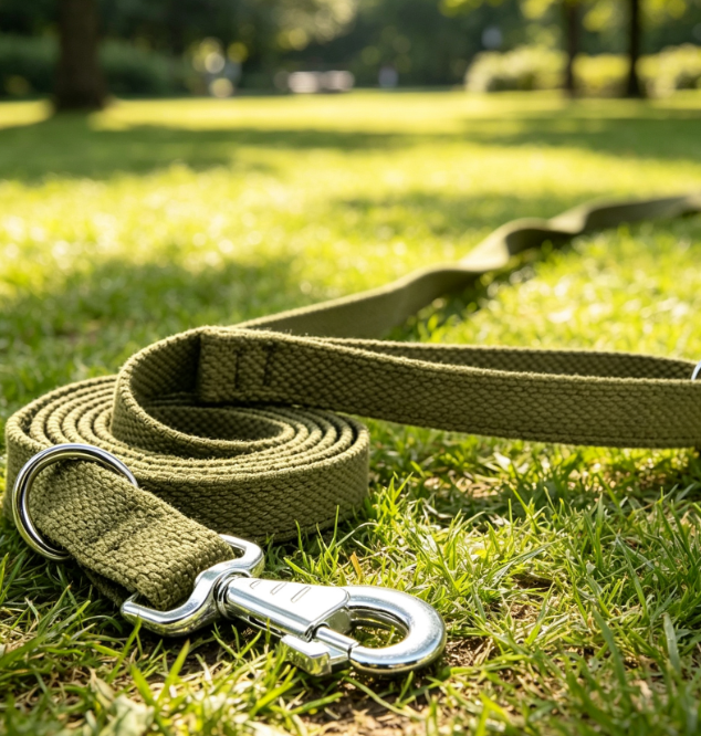 Heavy-Duty Tactical Cotton Leash For K9 Working Dogs - Image 2