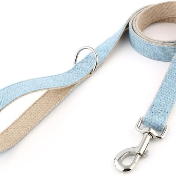 Soft Cotton-Linen Leash With Comfortable Grip