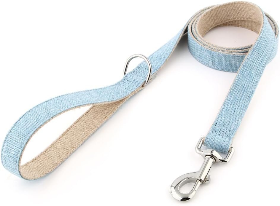Soft Cotton-Linen Leash With Comfortable Grip