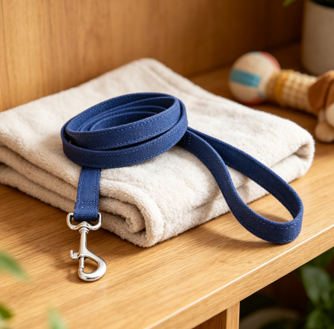 Durable Basic Dog Leash Made Of Hemp Canvas