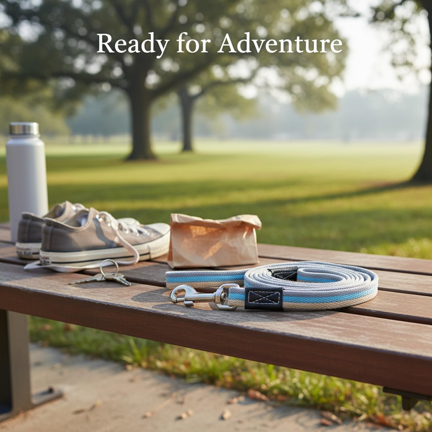 Fixed-Length Heavy-Duty Canvas Leash With Comfortable Grip - Image 2